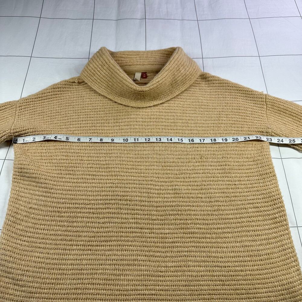 Anthropologie Pilcro Sweater Womens XS Tan Cowl Neck Pullover Oversized Boho - Picture 7 of 8